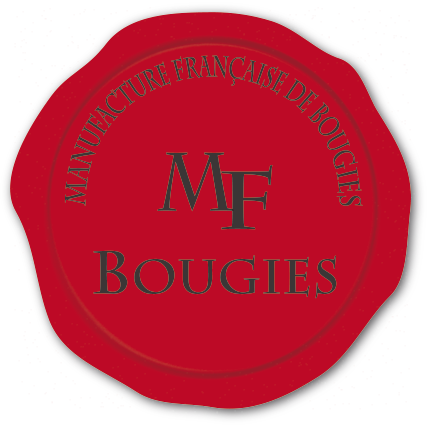 Luxury candle logo with the Manufacture Française de Bougies